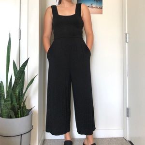 Wide-leg Jumpsuit with Pockets